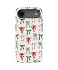 Red Green Ribbon Bow MagSafe iPhone Tough Case - i17AT p1