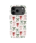 Red Green Ribbon Bow MagSafe iPhone Tough Case - i17PT p1