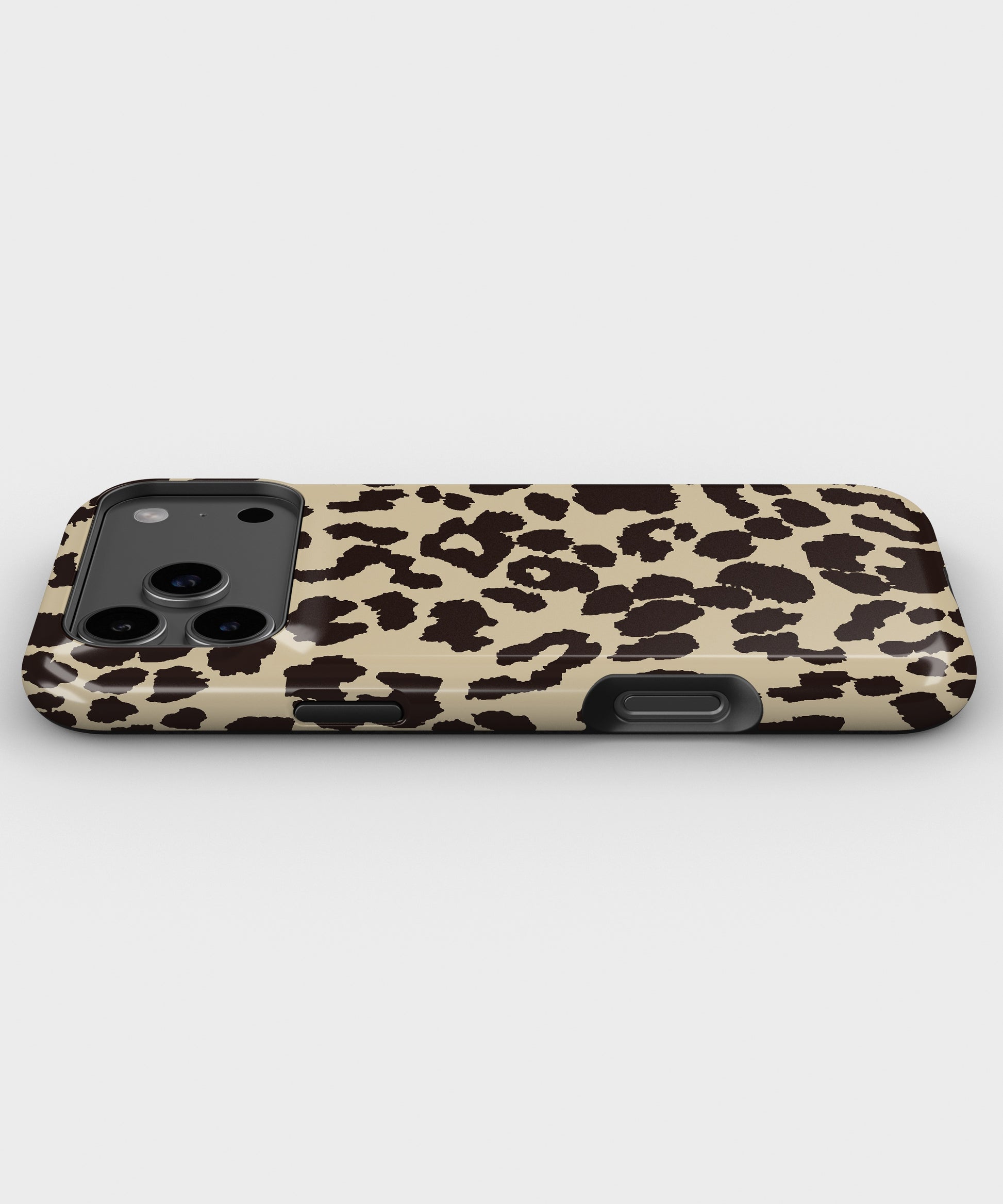 Cream Brown Leopard Print MagSafe iPhone Tough Case - i17PMT p3
