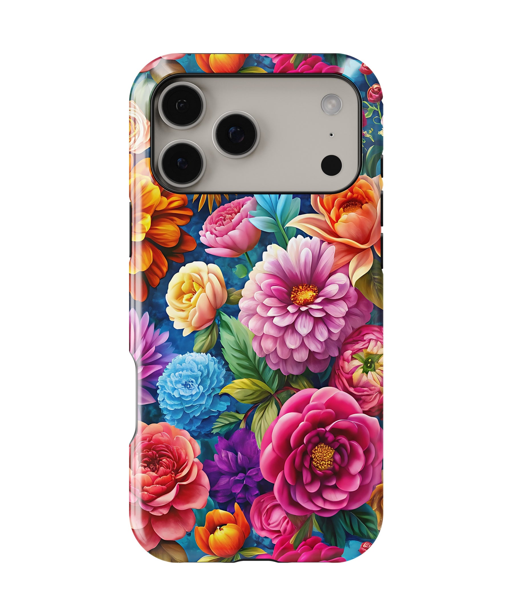 Vibrant Garden Floral MagSafe iPhone Tough Case