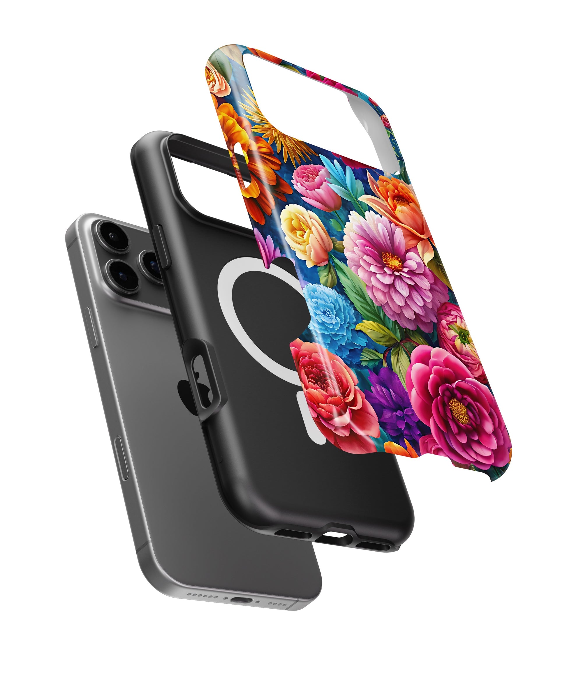 Vibrant Garden Floral MagSafe iPhone Tough Case - i17PMT p11