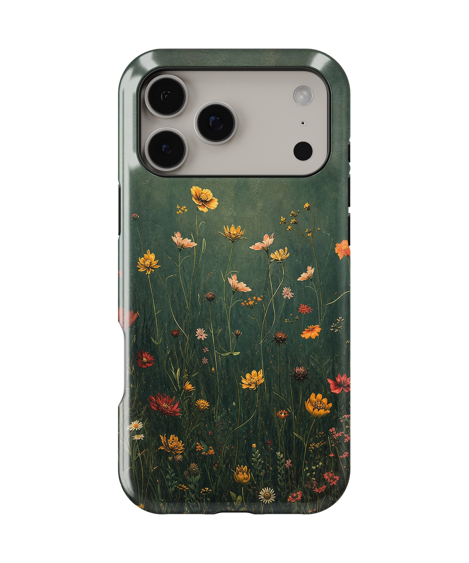 Dark Meadow Wildflower MagSafe iPhone Tough Case