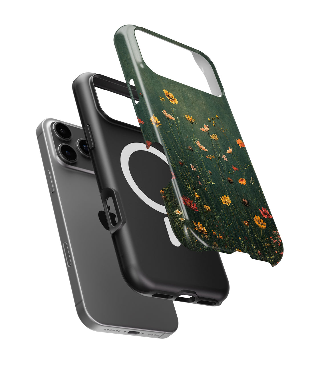 Dark Meadow Wildflower MagSafe iPhone Tough Case product image for iPhone 17 Pro Max
