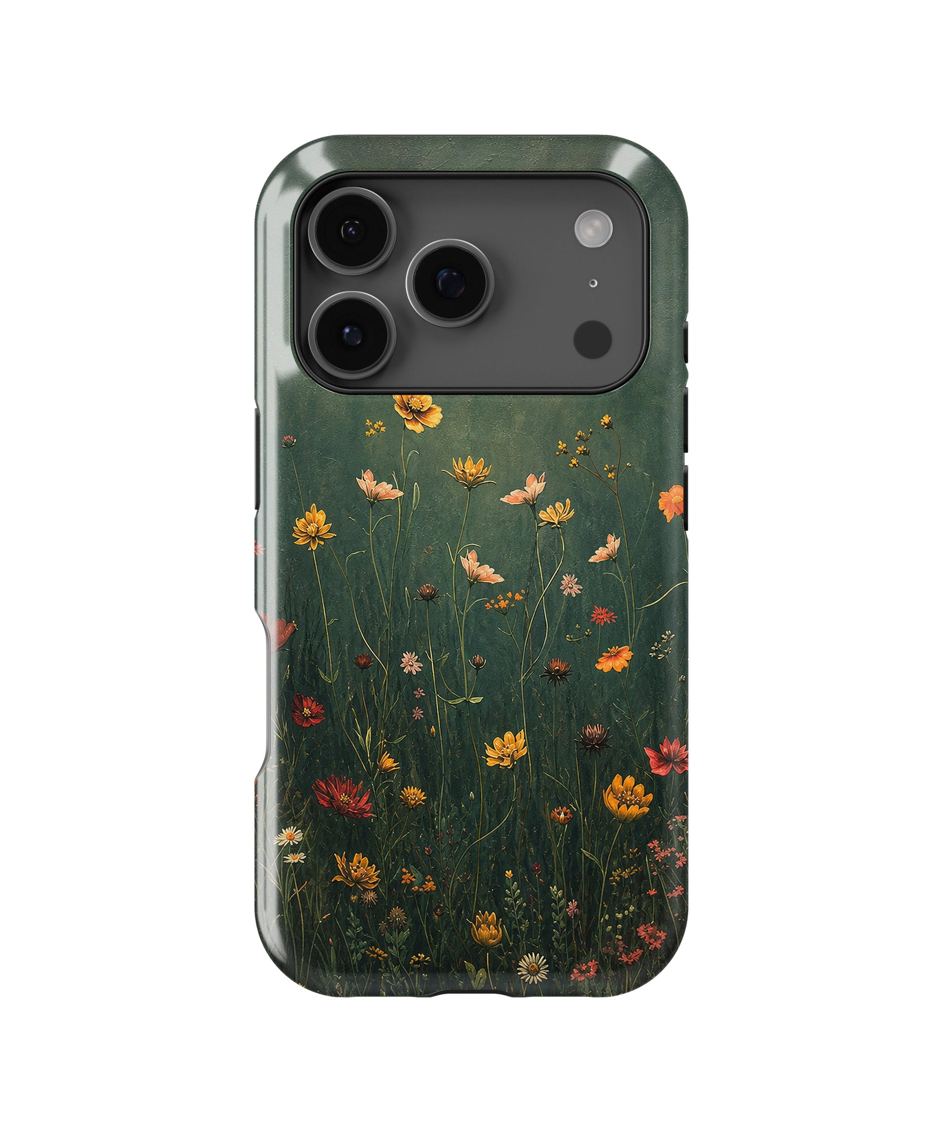 Dark Meadow Wildflower MagSafe iPhone Tough Case product image for iPhone 17 Pro