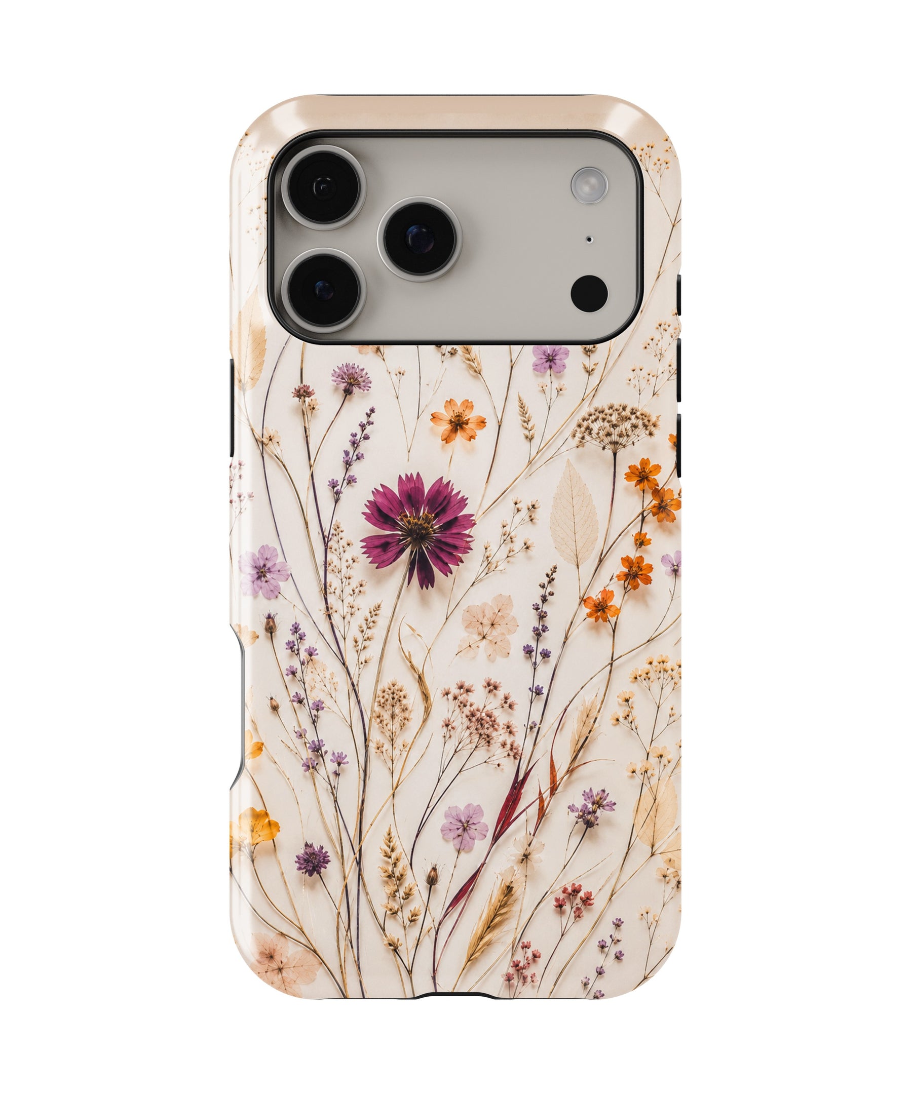 Pressed Wildflower Meadow MagSafe iPhone Tough Case