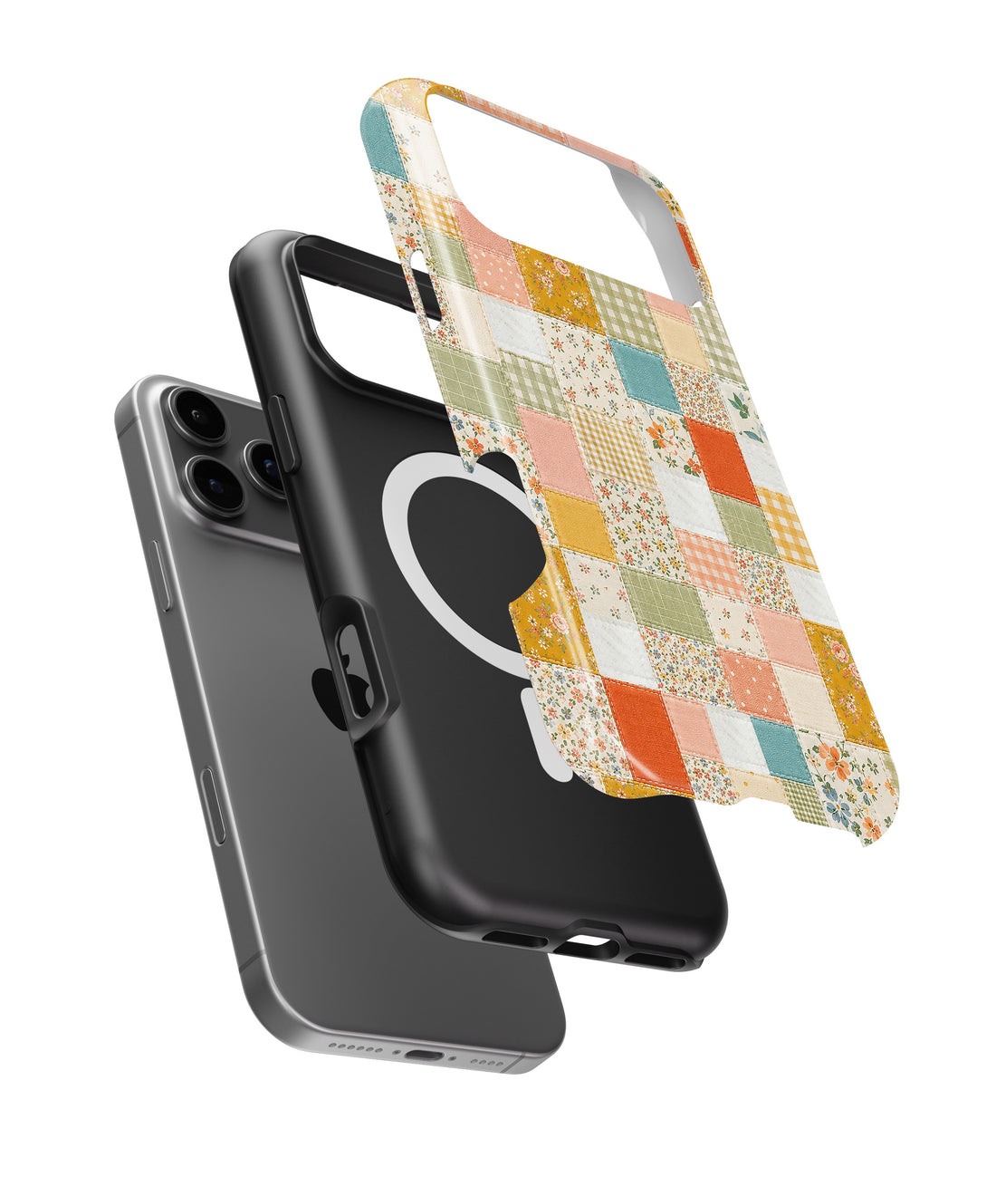 Vintage Patchwork Quilt MagSafe iPhone Tough Case product image for iPhone 17 Pro Max