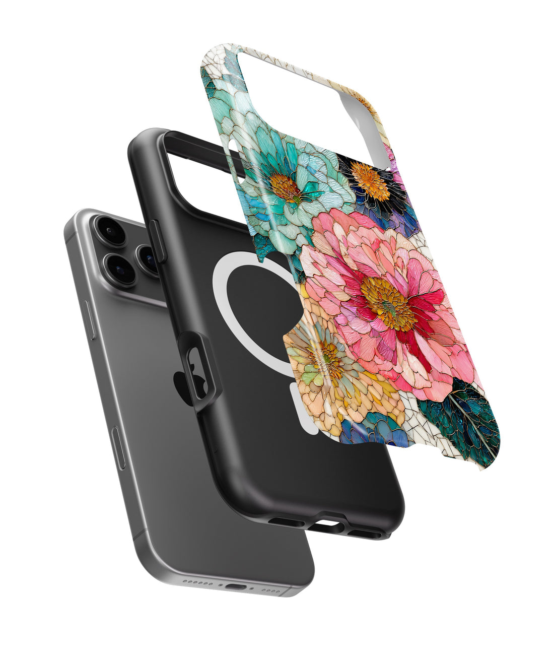 Bright Zinnia Floral MagSafe iPhone Tough Case product image for iPhone 17 Pro Max