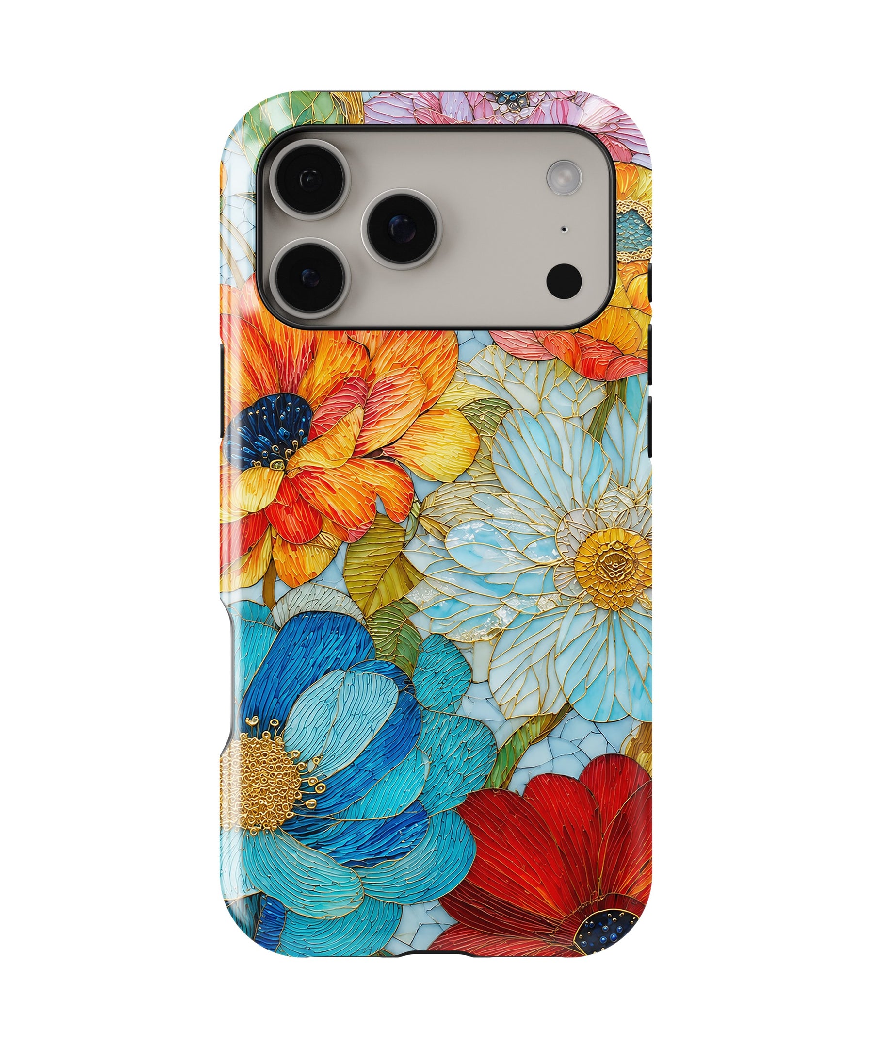 Vibrant Floral Garden MagSafe iPhone Tough Case