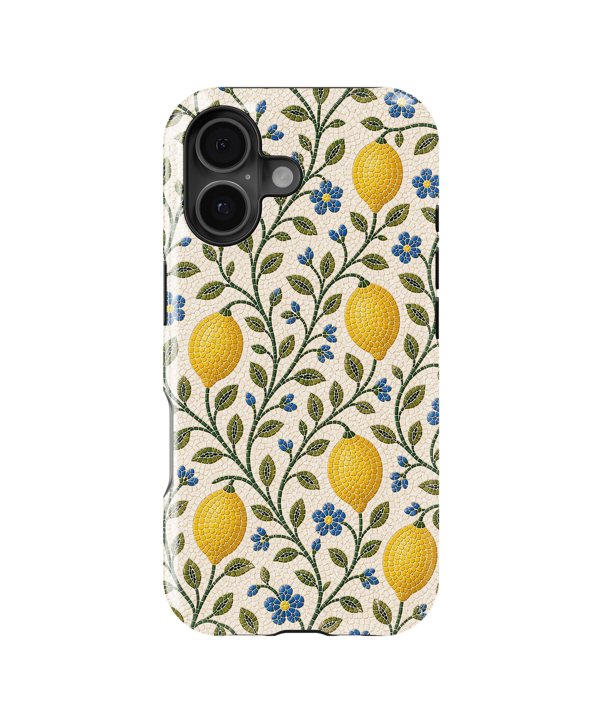 Sicilian Lemon Mosaic MagSafe iPhone tough case for iPhone 17