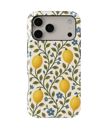 Sicilian Lemon Mosaic shockproof MagSafe iPhone case for iPhone 17 Pro Max