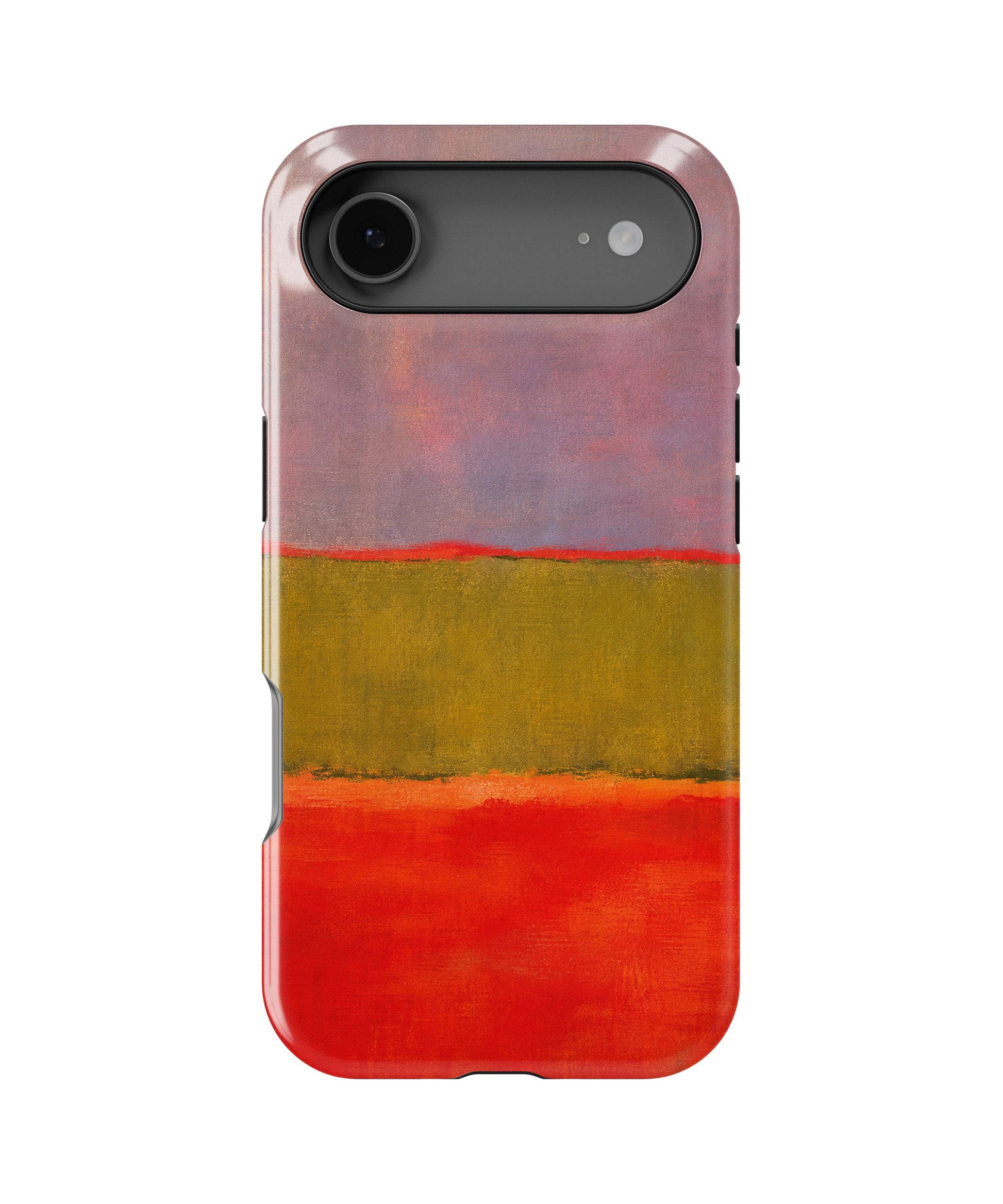 Rose Olive Scarlet Color Block MagSafe iPhone tough case for iPhone 17 Air