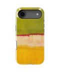 Chartreuse Cream Golden Yellow Color Block MagSafe iPhone tough case for iPhone 17 Air