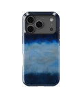 Midnight Navy Sky Blue Color Block MagSafe iPhone tough case for iPhone 17 Pro
