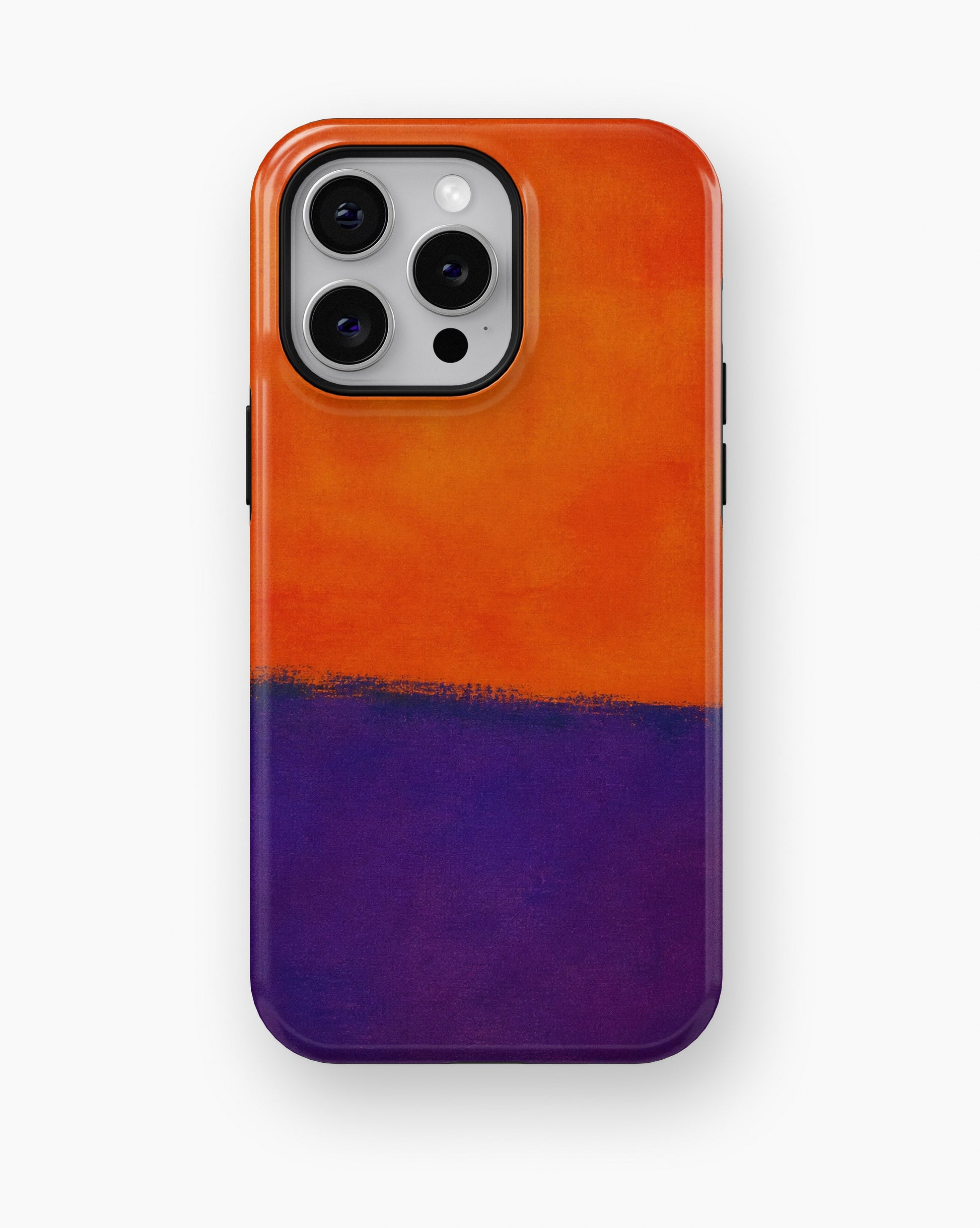 Tangerine Purple Color Block shockproof case for iPhone Pro Max models