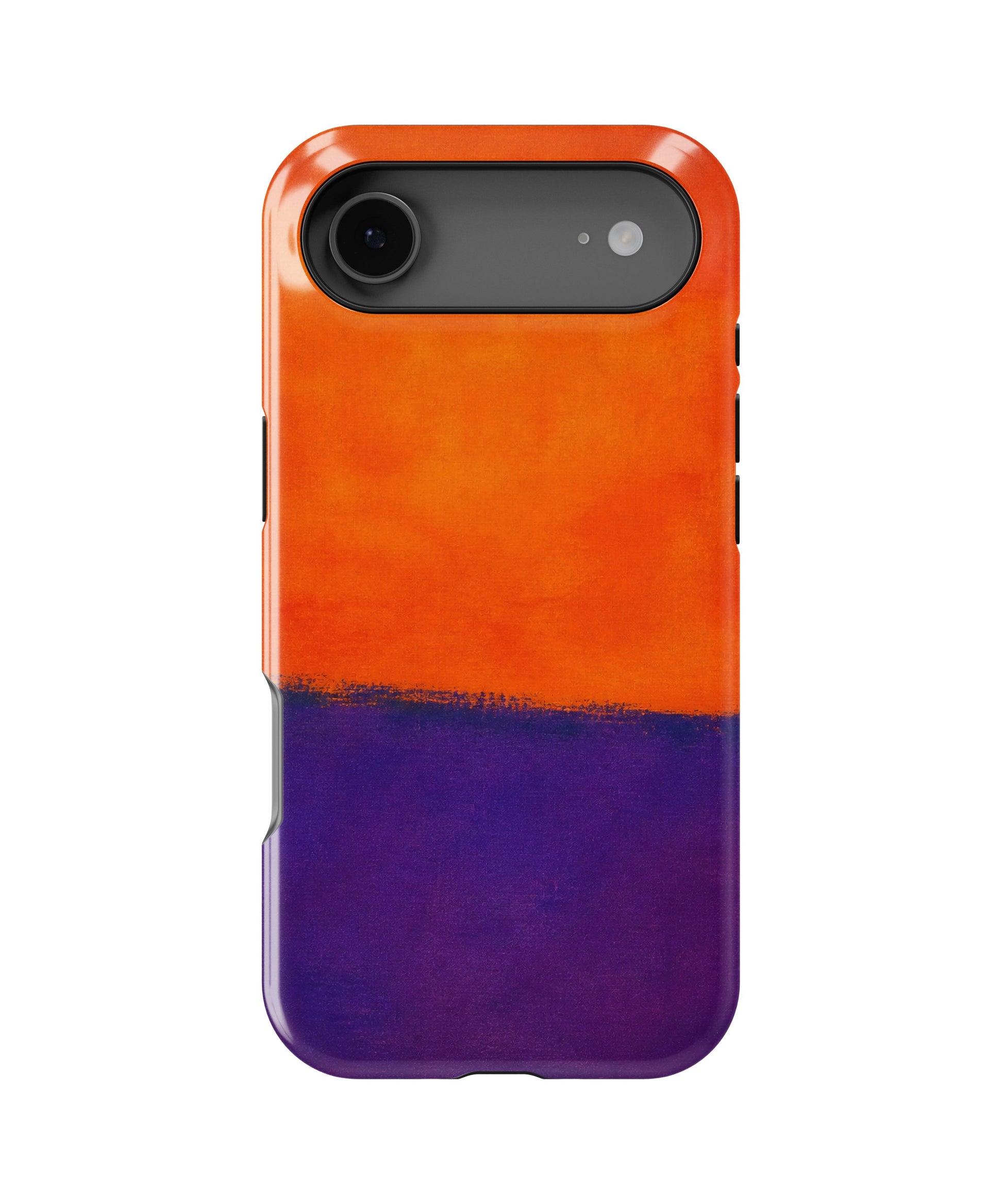 Tangerine Purple Color Block MagSafe iPhone tough case for iPhone 17 Air