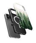 Green Watercolor Forest MagSafe iPhone Tough Case - i17PMT p11