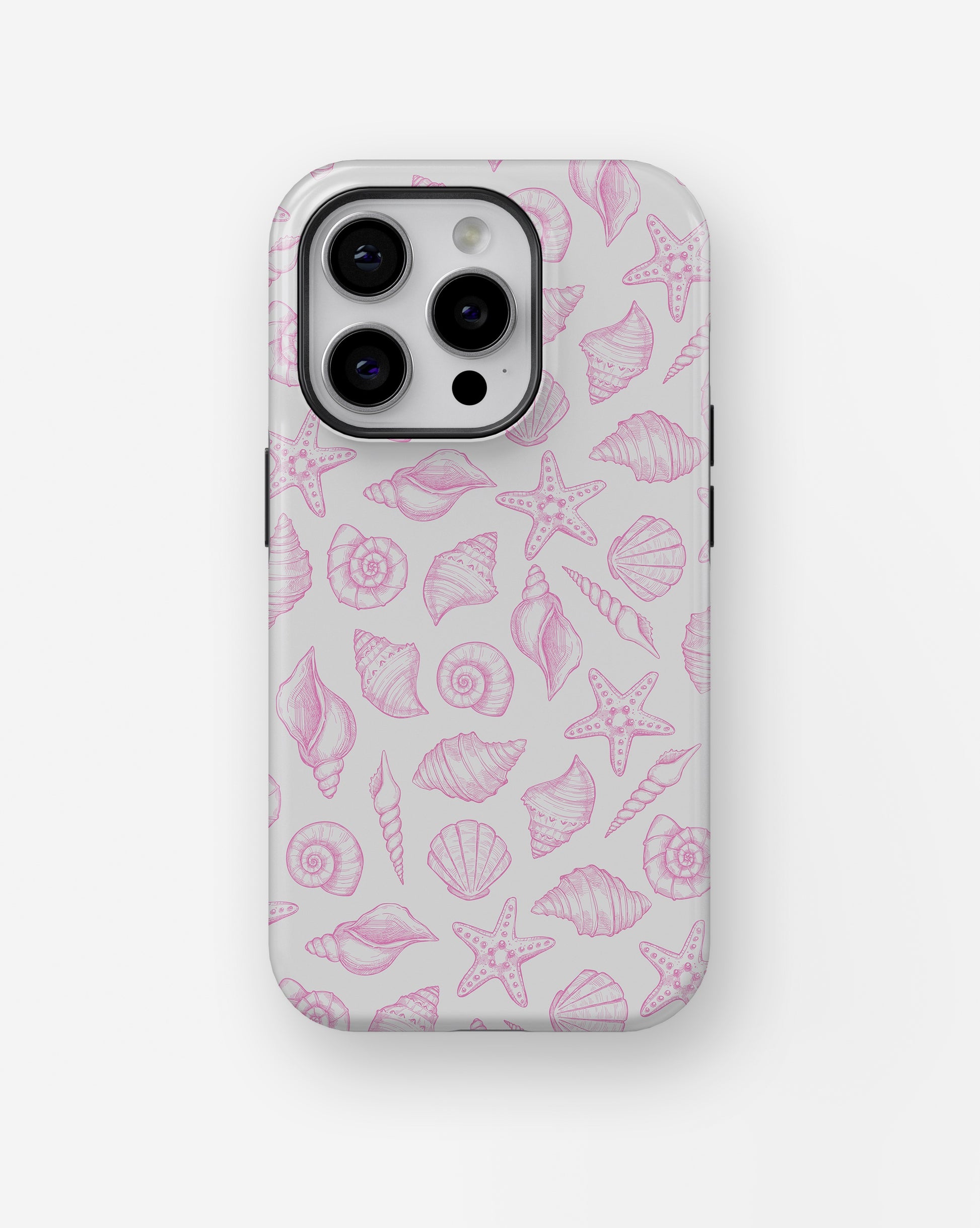 Pink Seashell Starfish MagSafe iPhone Tough Case - i15 pro tough p1