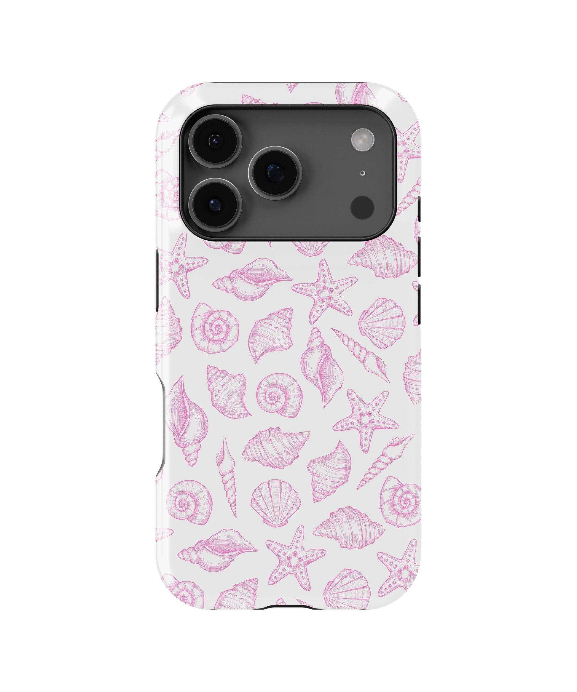 Pink Seashell Starfish MagSafe iPhone Tough Case - i17PT p1