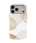 Neutral Abstract Organic Shapes MagSafe iPhone Tough Case - i17PMT p1