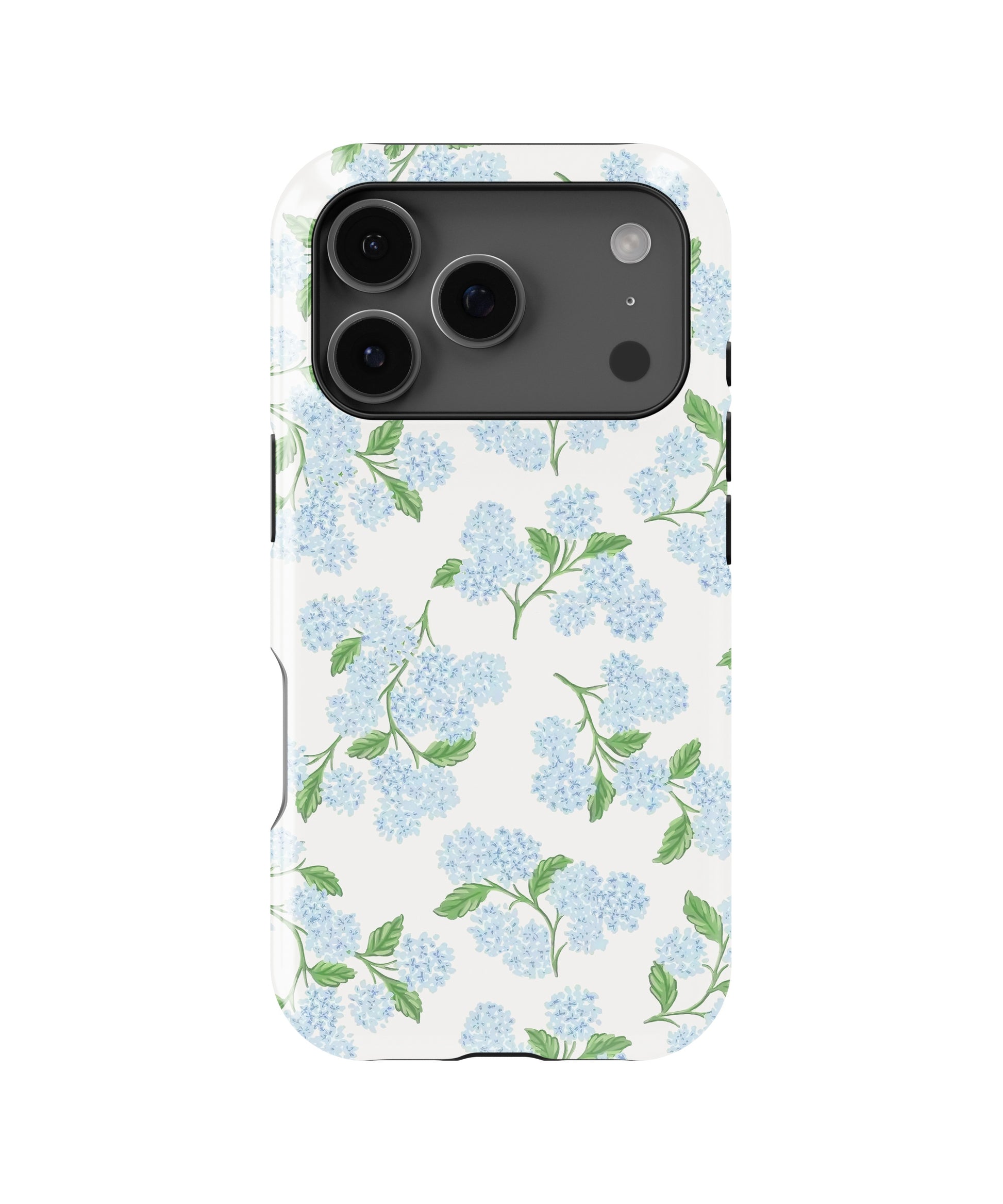 Blue Hydrangea Floral MagSafe iPhone Tough Case - i17PT p1