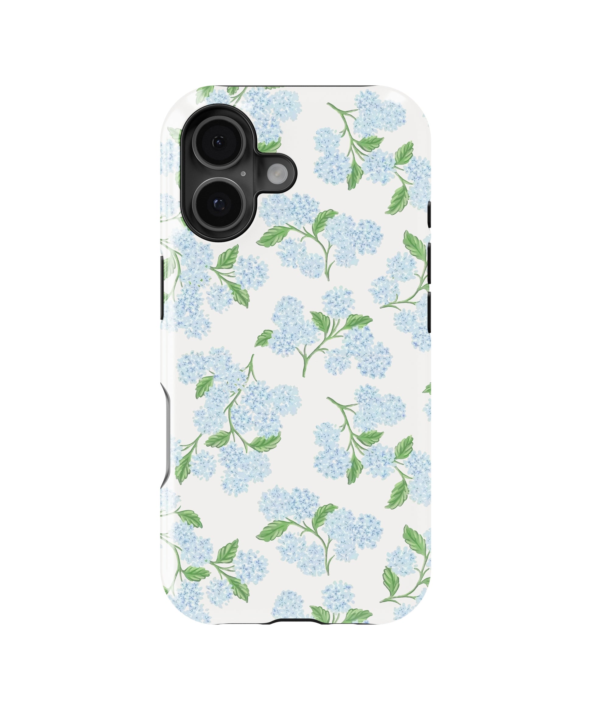 Blue Hydrangea Floral MagSafe iPhone Tough Case - i17T p1
