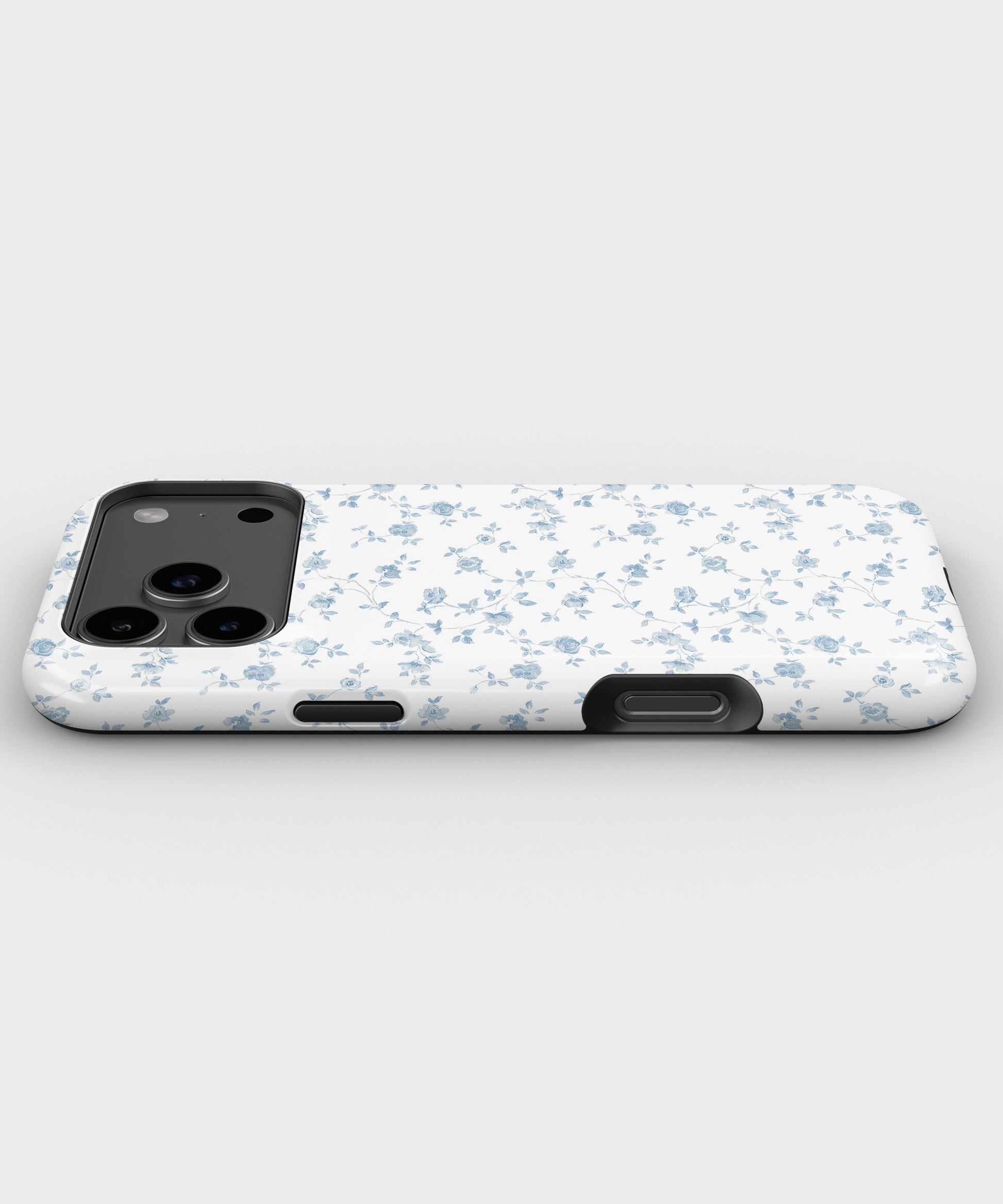 Blue Vintage Floral Vine MagSafe iPhone Tough Case - i17PMT p3