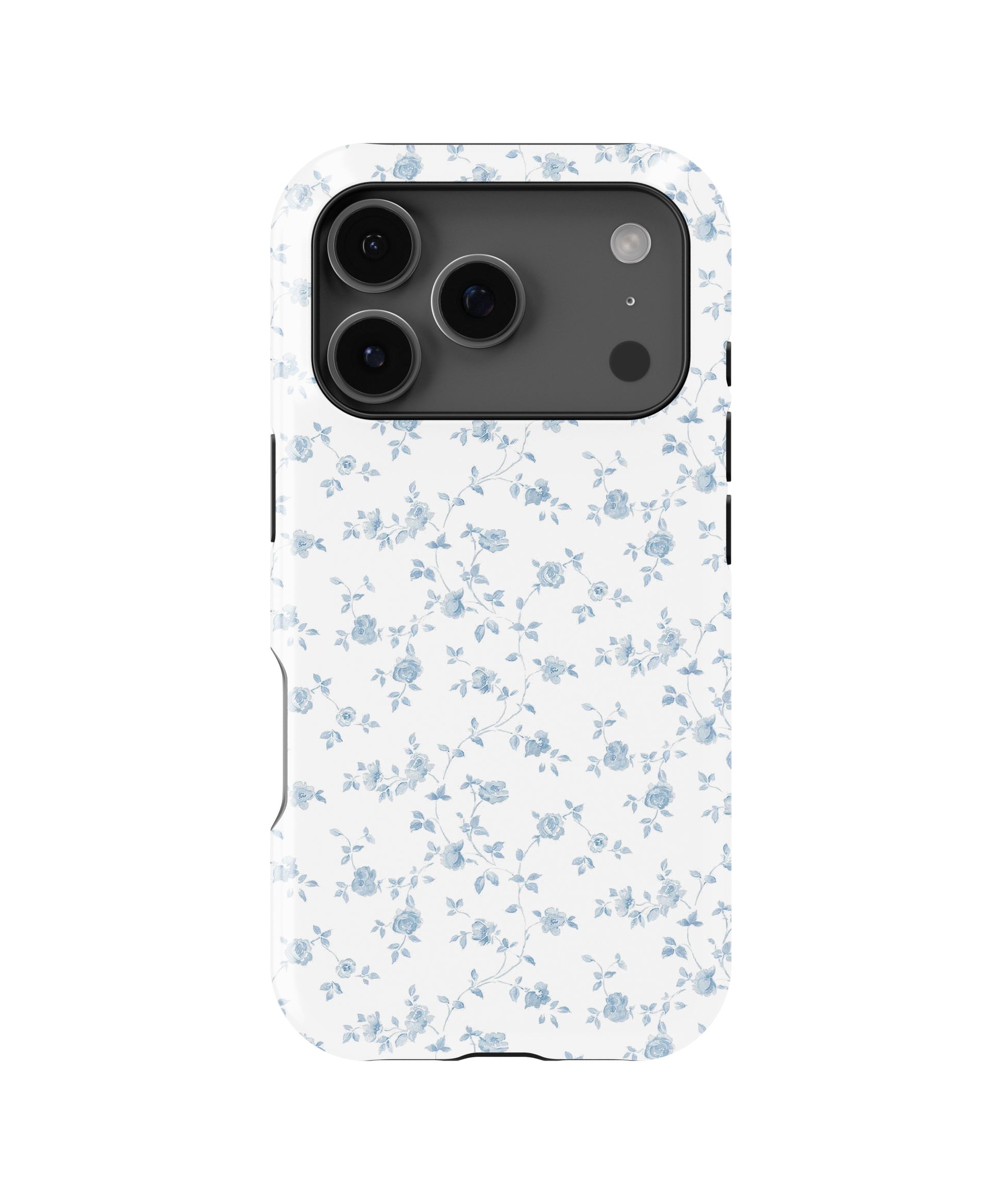 Blue Vintage Floral Vine MagSafe iPhone Tough Case - i17PT p1