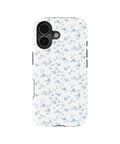 Blue Vintage Floral Vine MagSafe iPhone Tough Case - i17T p1