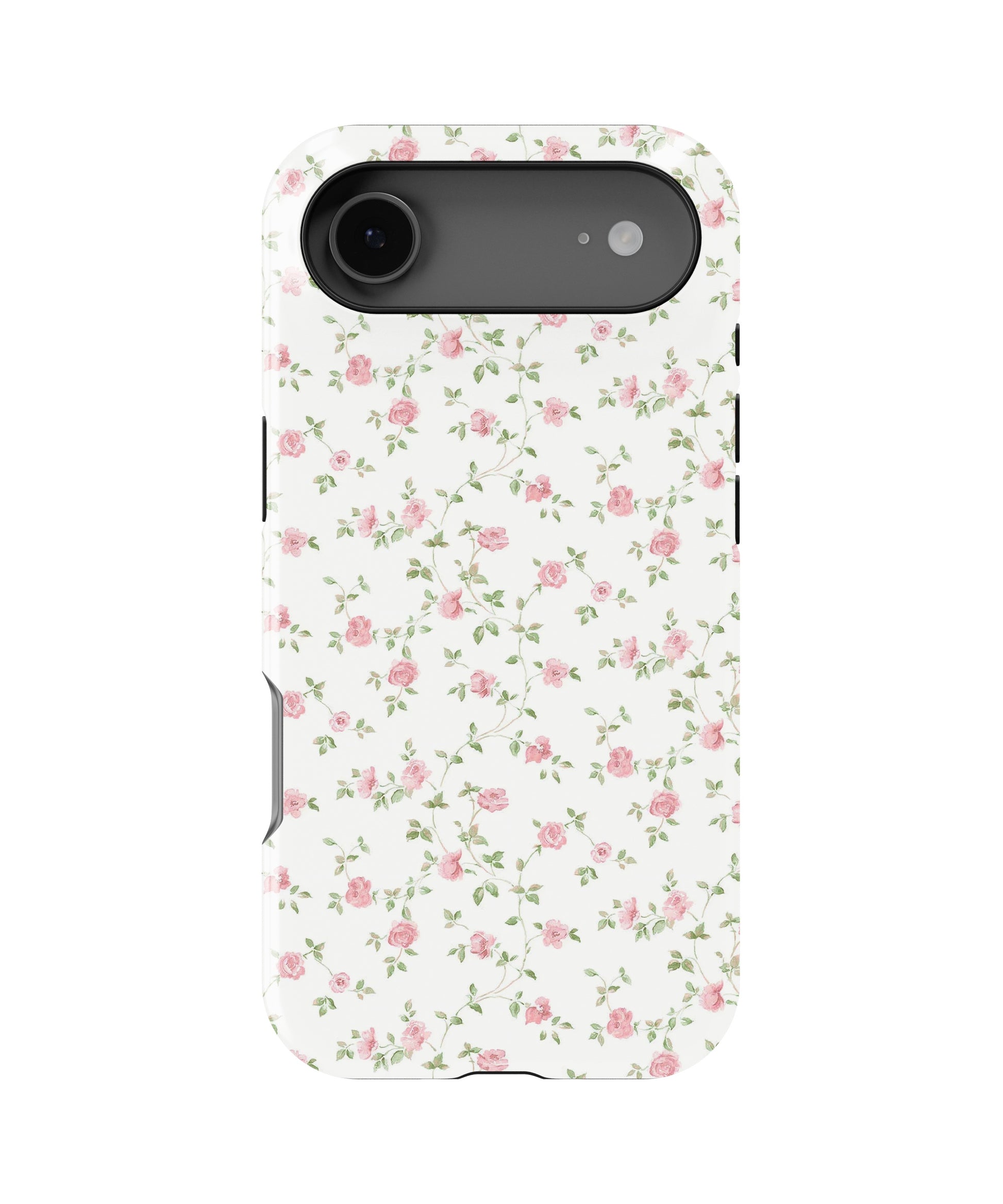 Pink Ditsy Rose Floral MagSafe iPhone Tough Case - i17AT p1