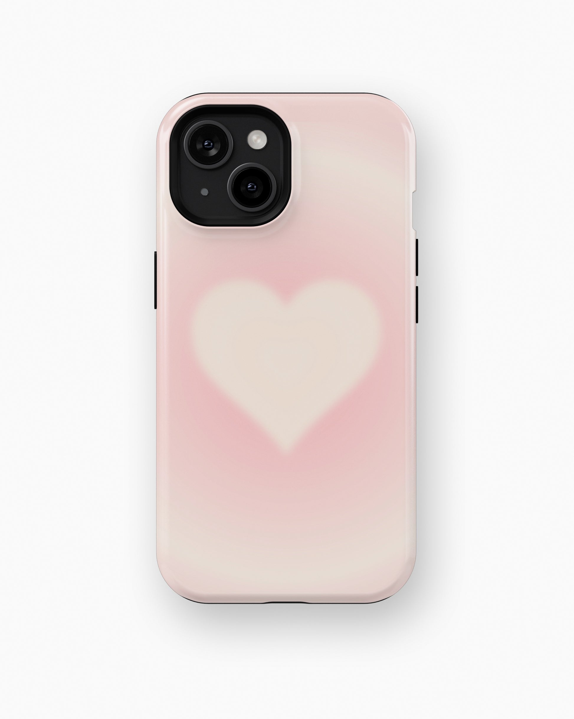 Pink Blush Heart Glow MagSafe iPhone Tough Case - i15 tough p1