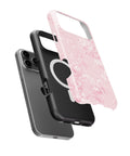 Pink Toile de Jouy Floral MagSafe iPhone Tough Case - i17PMT p11