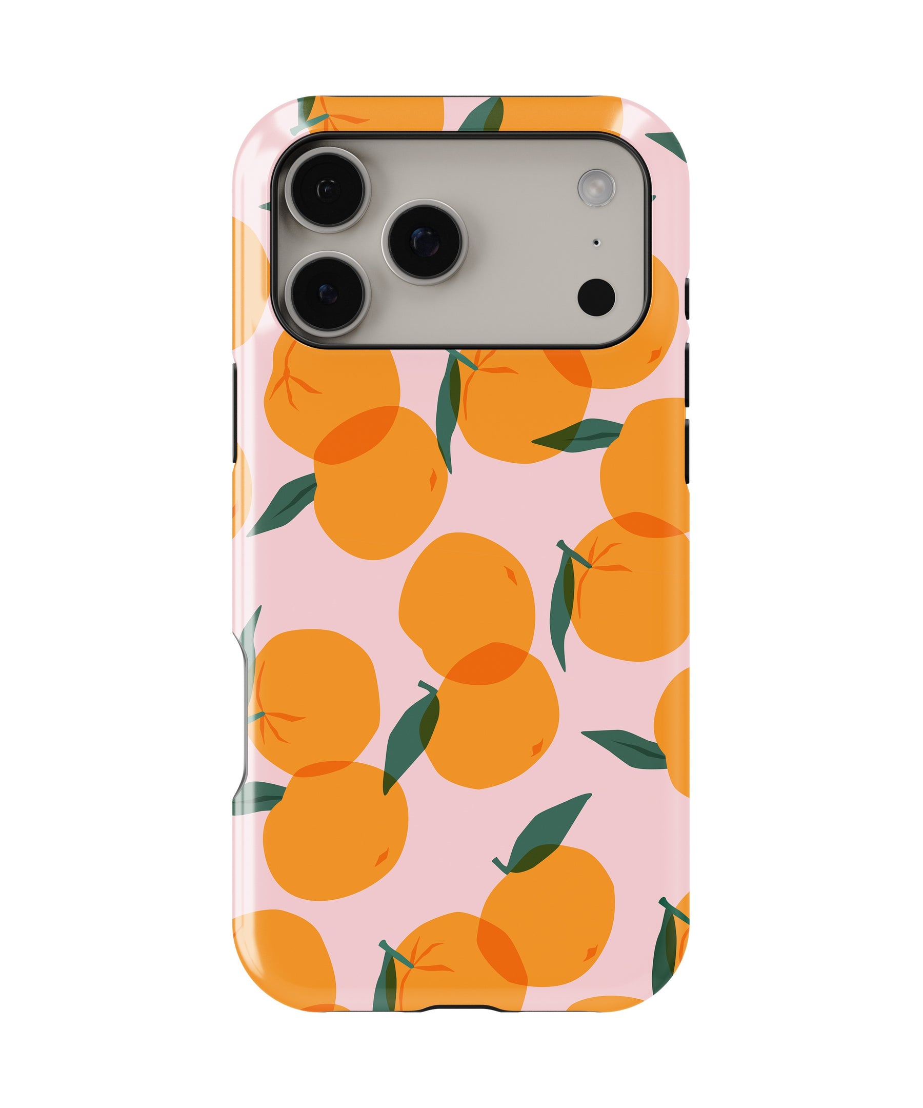 Pink Orange Citrus Fruit MagSafe iPhone Tough Case