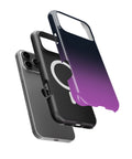 Navy Purple Ombre Gradient MagSafe iPhone Tough Case - i17PMT p11