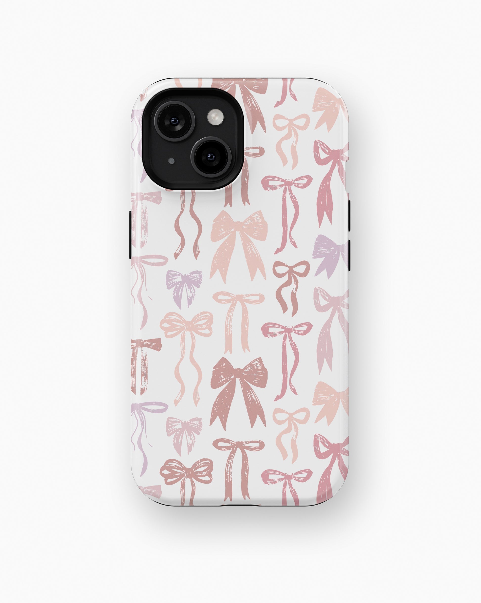 Pink Coquette Bow MagSafe iPhone Tough Case - i15 tough p1