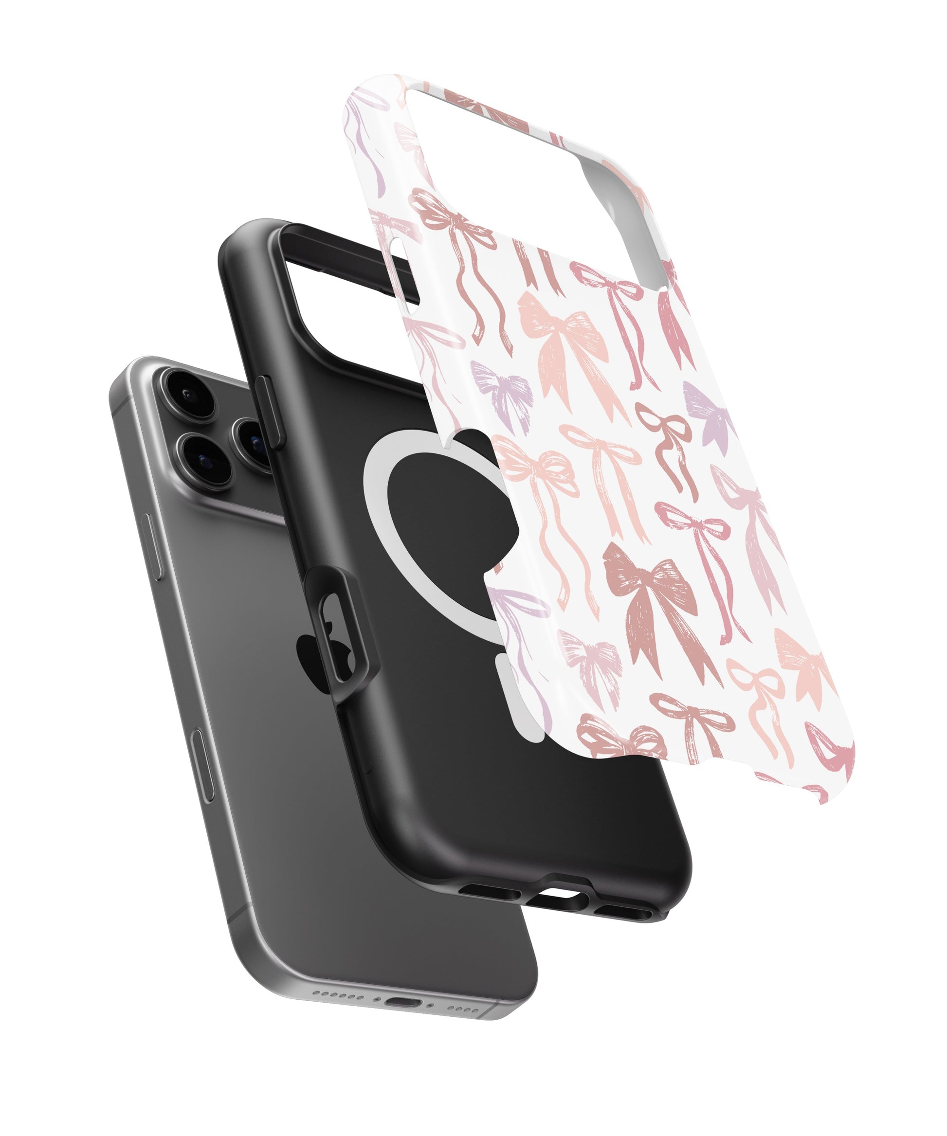 Pink Coquette Bow MagSafe iPhone Tough Case - i17PMT p11