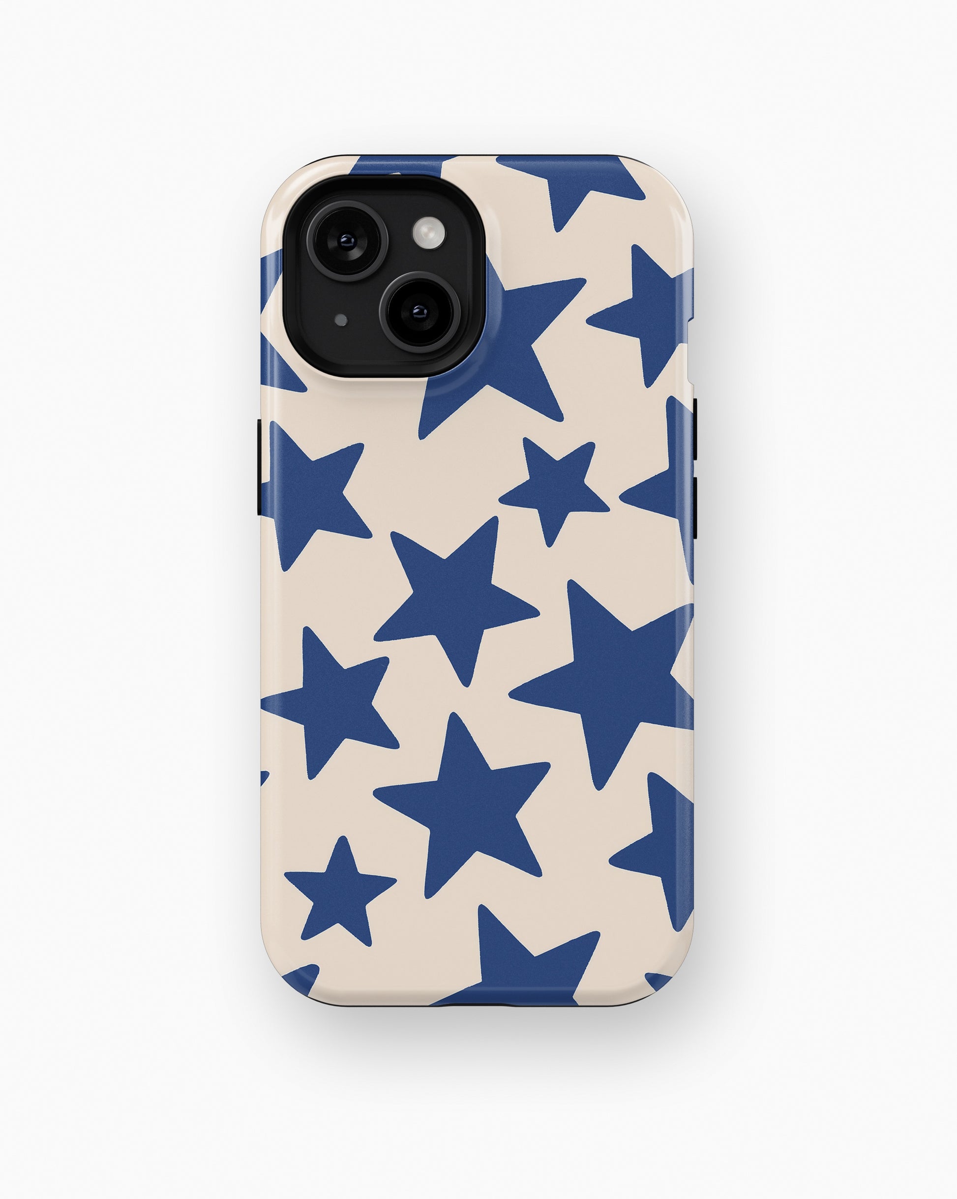 Blue Star Pattern MagSafe iPhone Tough Case - i15 tough p1
