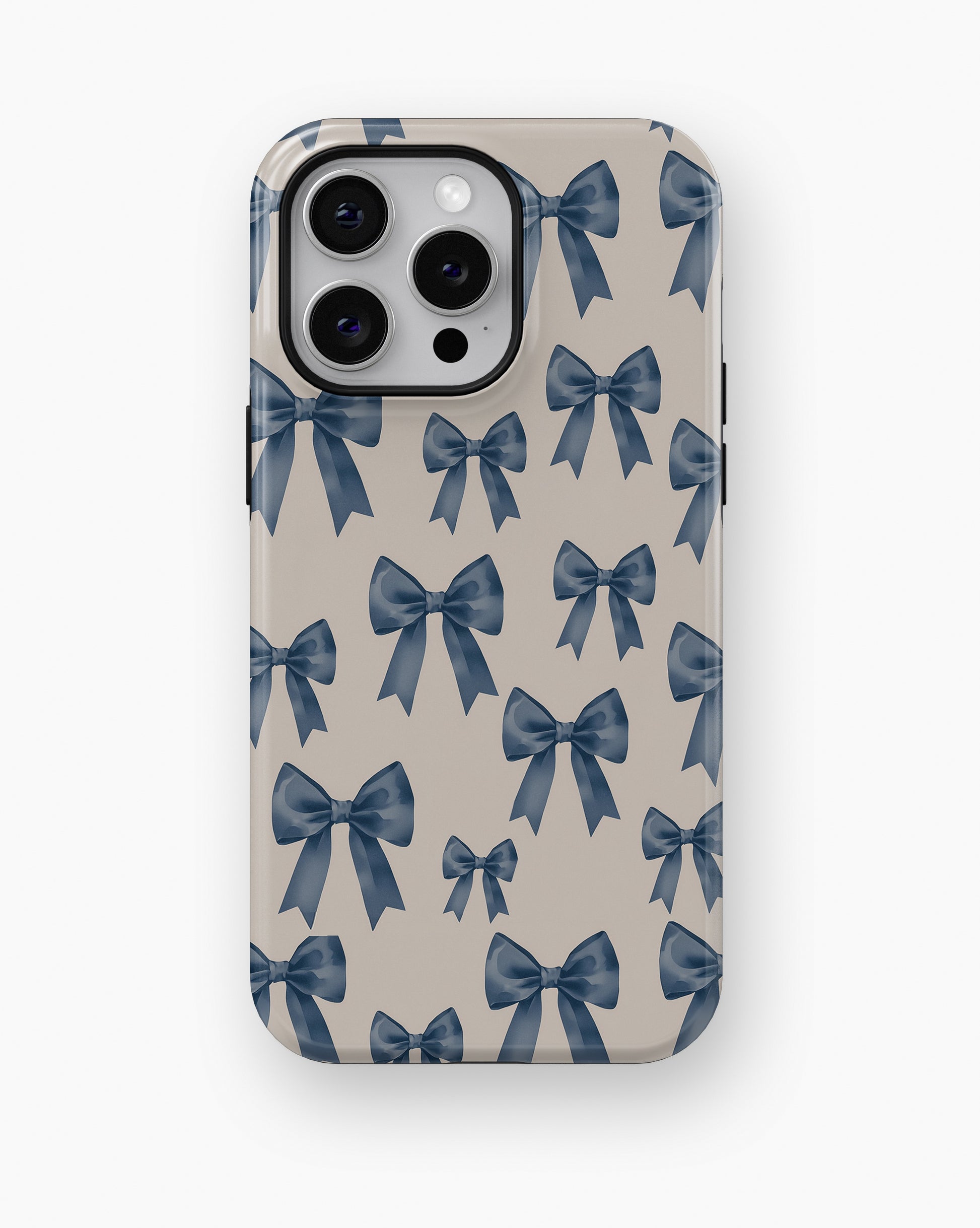 Blue Coquette Bow MagSafe iPhone Tough Case - i15 pro max tough p1