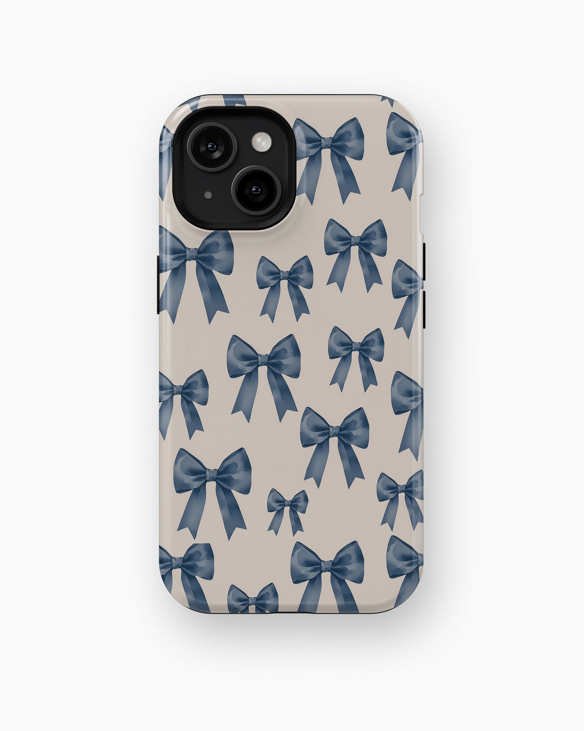 Blue Coquette Bow MagSafe iPhone Tough Case - i15 tough p1