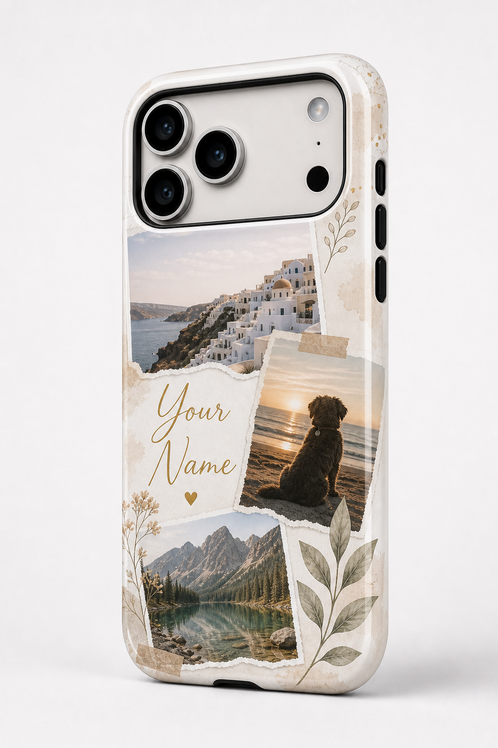 Custom iPhone 17 Pro Max case with upload your own photo name and designshop_this_look_amDhCa