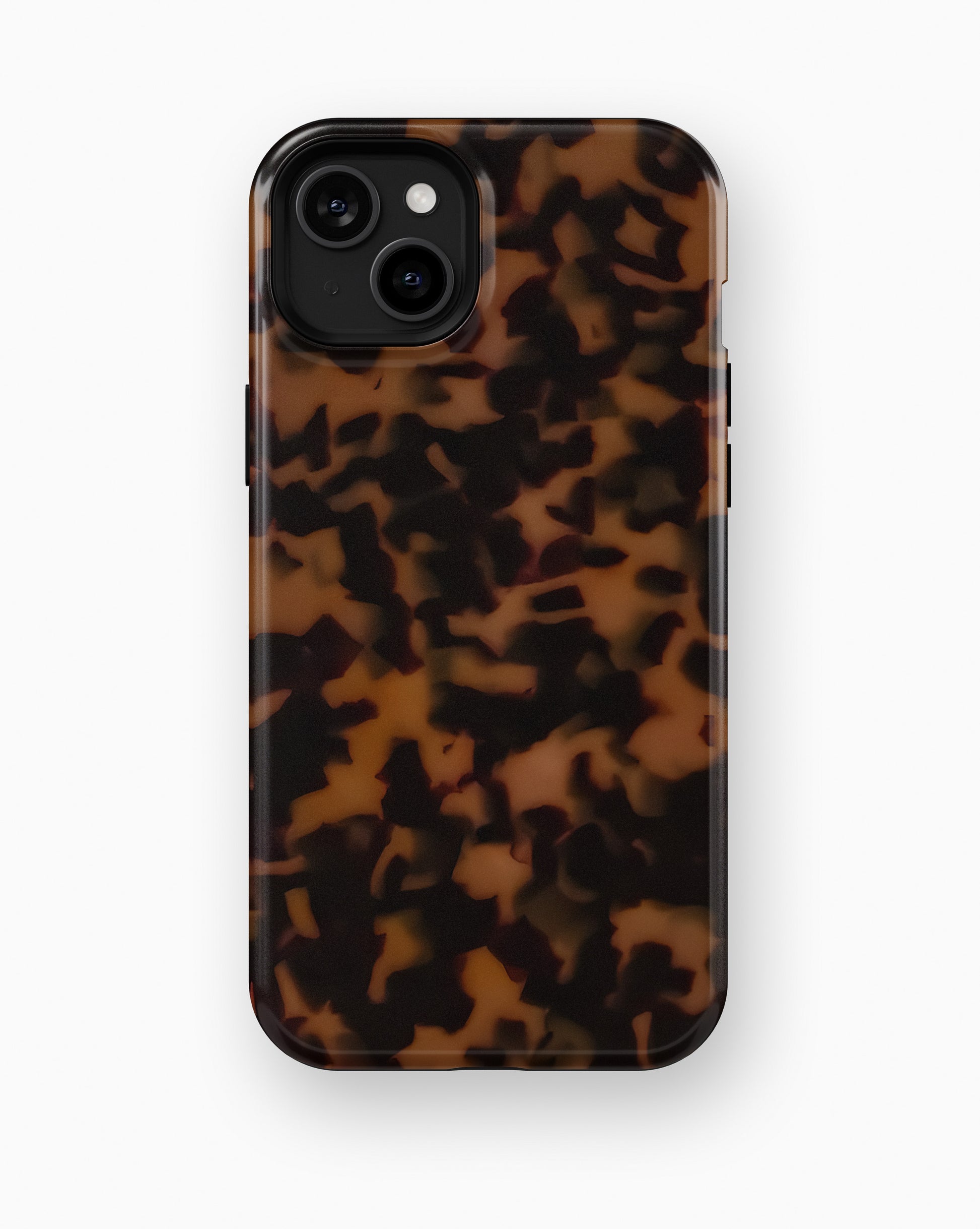 Caramel Tortoise Shell Shockproof MagSafe Case for iPhone - iPhone 15 (6.1")