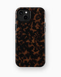 Dark Tortoise Shell Shockproof MagSafe Case for iPhone - iPhone 15 Plus (6.7