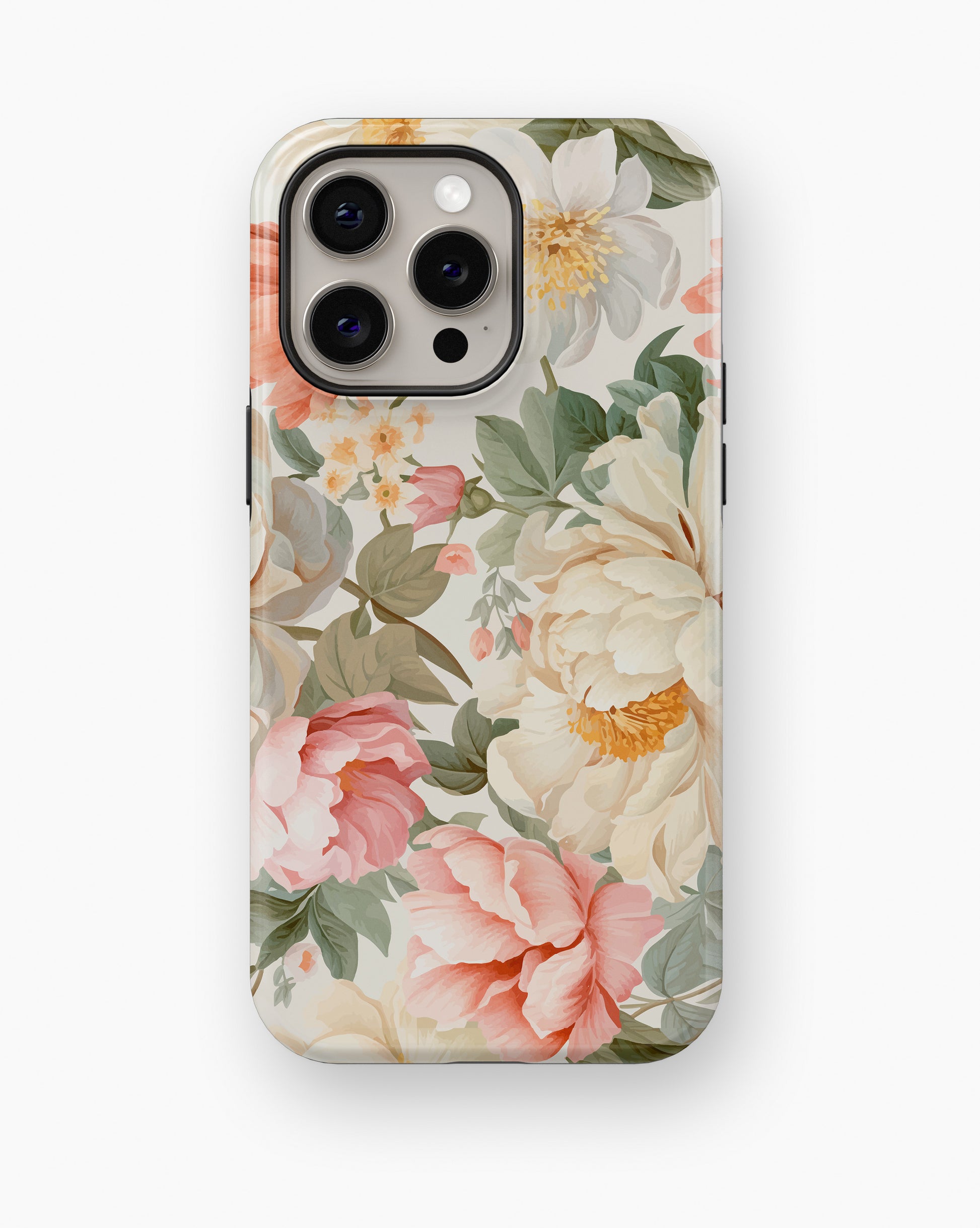 Blush Garden Bloom Shockproof MagSafe Case for iPhone - iPhone 16 Pro Max (6.9")