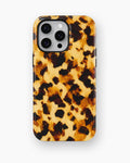 Honey Amber Tortoise Shell Shockproof MagSafe Case for iPhone - iPhone 16 Pro Max (6.9
