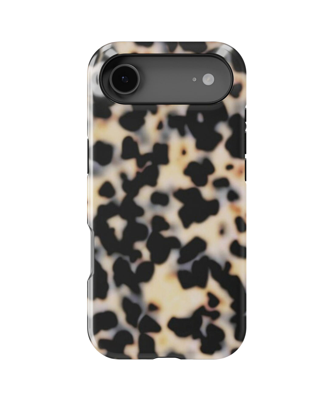 Black Terrazzo Stone Shockproof MagSafe Case for iPhone - iPhone 17 Pro Max (6.9")