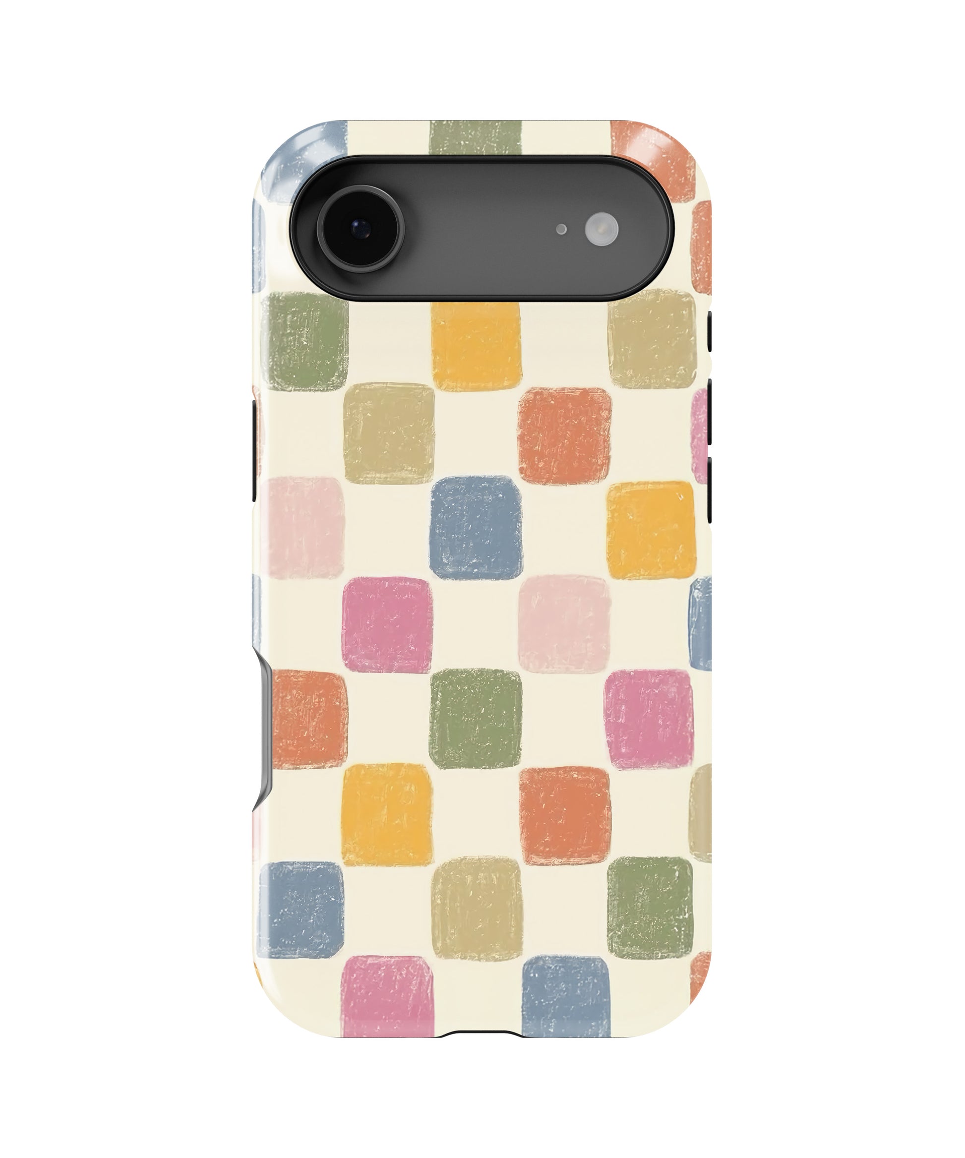 Pastel Mosaic Tile Shockproof MagSafe Case for iPhone - iPhone 17 Air (6.5")