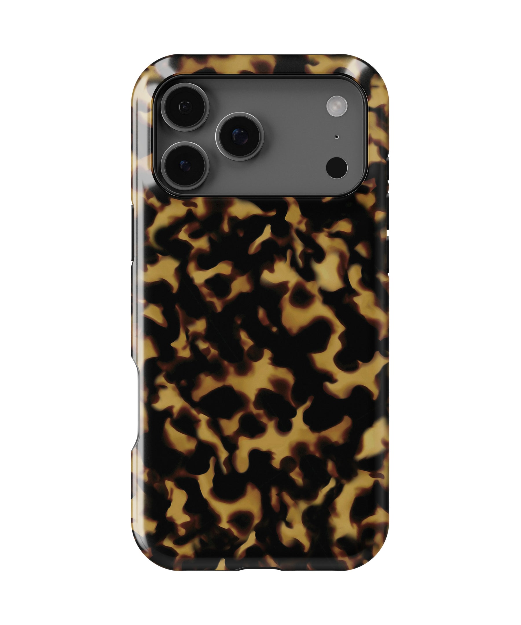 Personalized Classy Tortoise Shell iPhone 17 Case | Custom Name MagSafe Shockproof Case for iPhone 17 Pro Max, 17 Pro & 17 Air