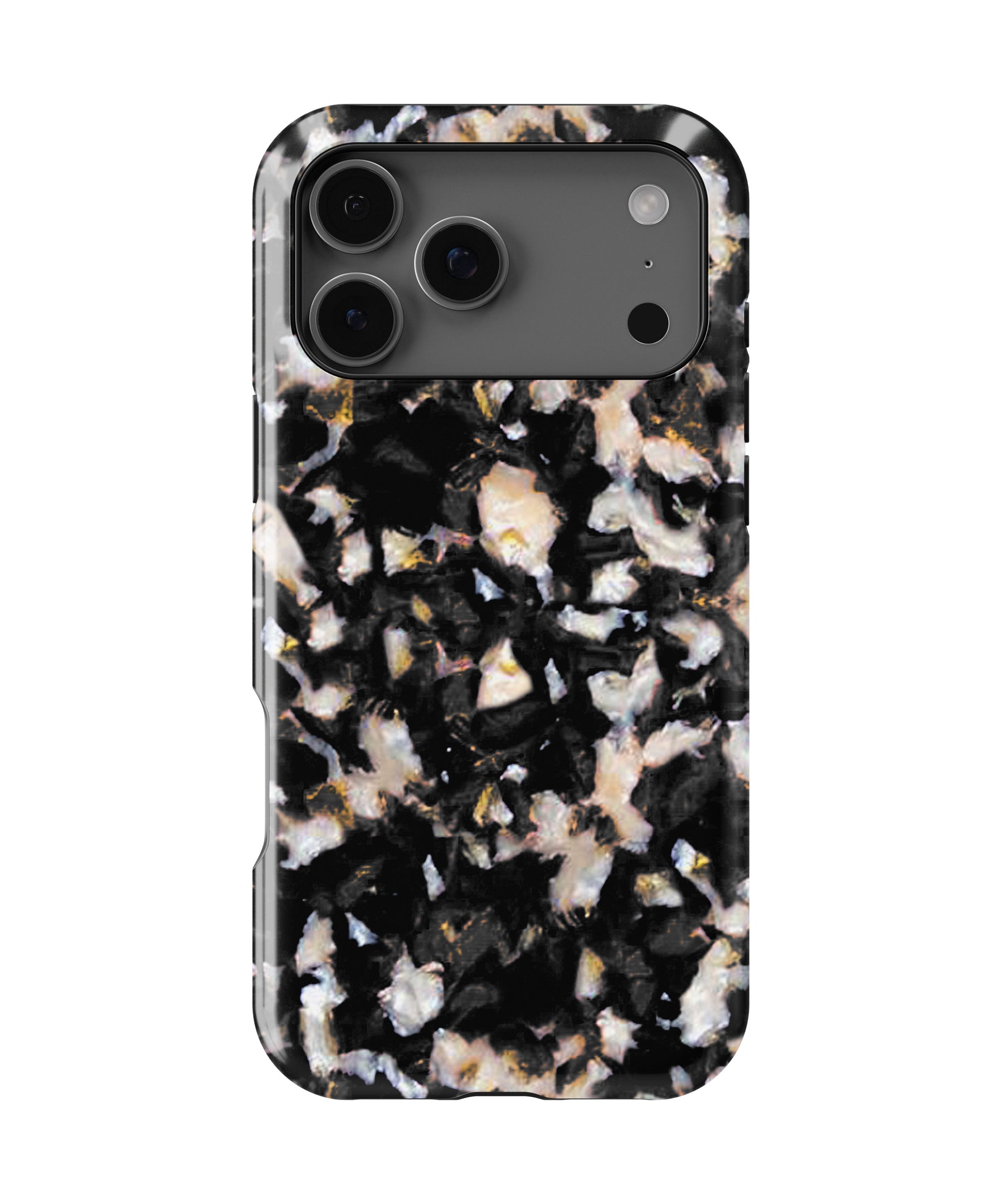 Personalized Obsidian Nightfall Tort iPhone 17 Case | Custom Name MagSafe Shockproof Case for iPhone 17 Pro Max, 17 Pro & 17 Air