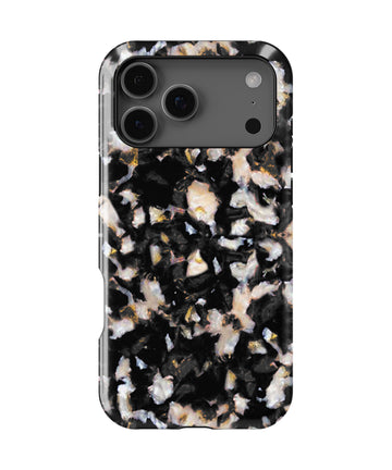 Personalized Obsidian Nightfall Tort iPhone 17 Case | Custom Name MagSafe Shockproof Case for iPhone 17 Pro Max, 17 Pro & 17 Air