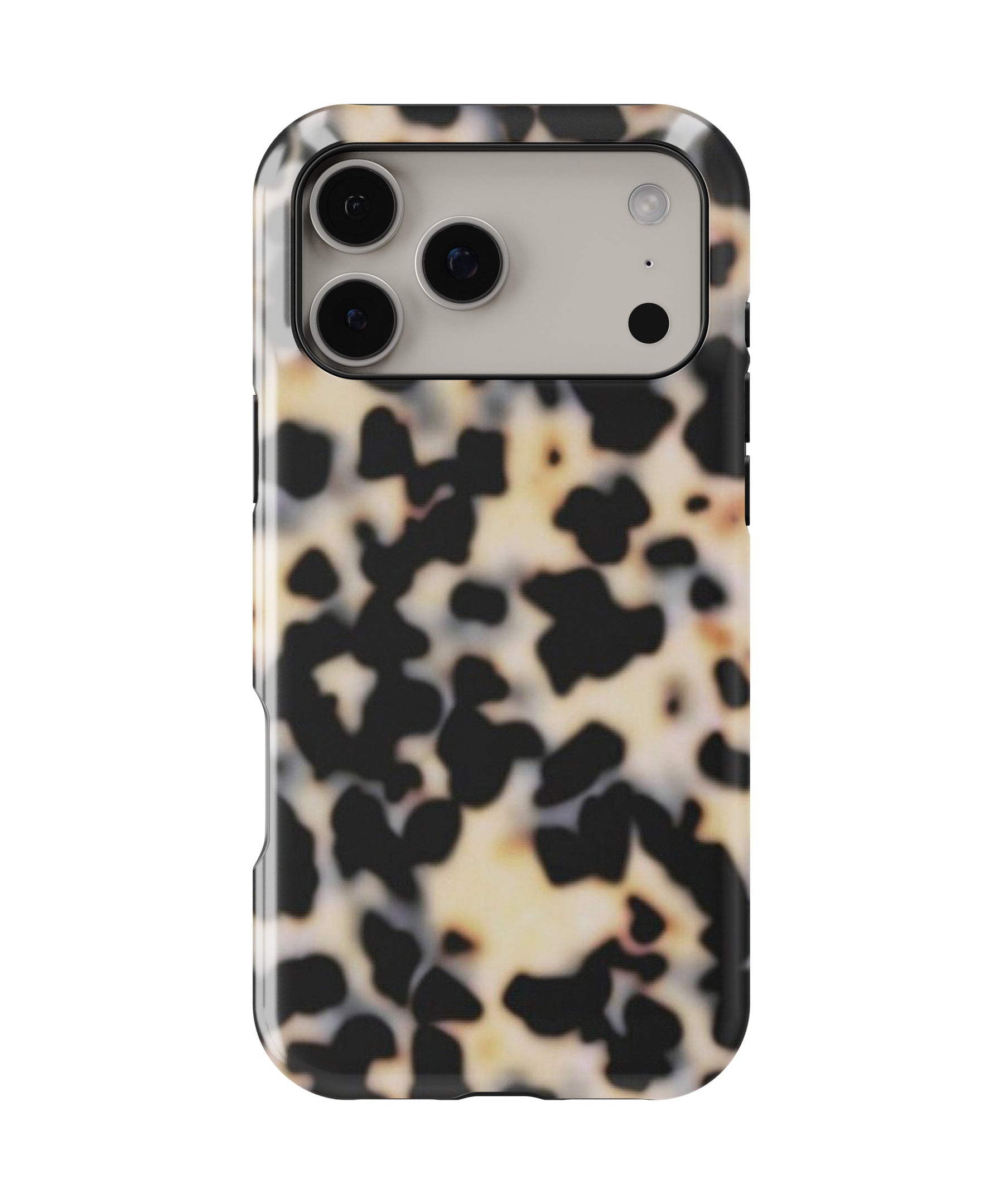Personalized Black Terrazzo Stone iPhone 17 Case | Custom Name MagSafe Shockproof Case for iPhone 17 Pro Max, 17 Pro & 17 Air