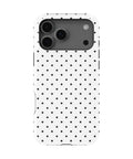 Classic Black Polka Dot Shockproof MagSafe Case for iPhone - iPhone 17 Pro Max (6.9